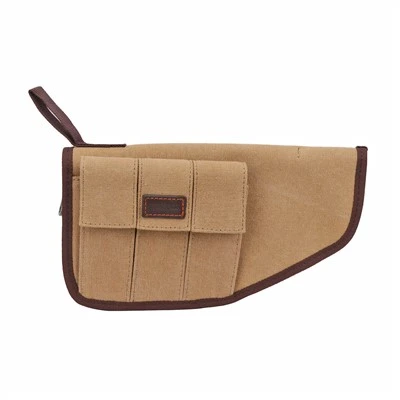 Tourbon Canvas Handgun Pistol Carry Bag